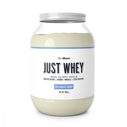 GymBeam Just Whey többkomponensű fehérje 1000 g - fehércsoki-kókusz 