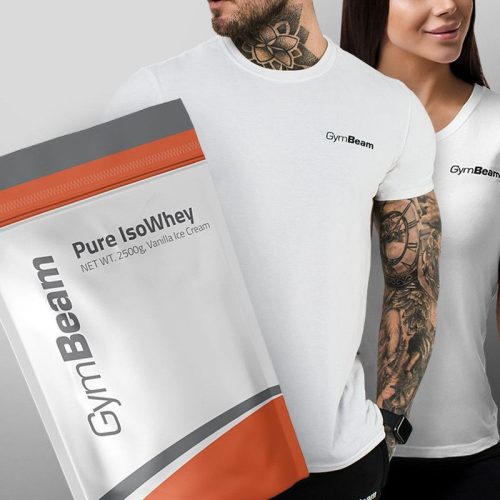 GymBeam Pure IsoWhey fehérje 1000 g - vanília fagylalt