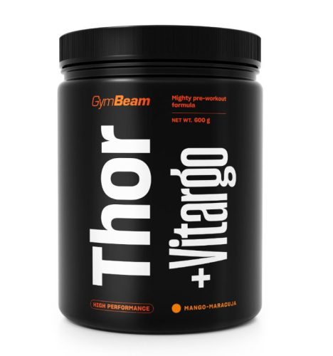 GymBeam Thor Fuel + Vitargo edzés előtti serkentő 600 g - mangó-maracuja