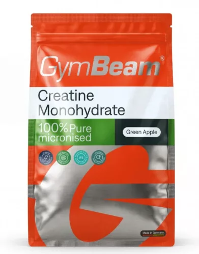 GymBeam 100% kreatin-monohidrát 500 g - zöldalma