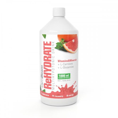 GymBeam ReHydrate izotóniás ital 1000 ml - grapefruit