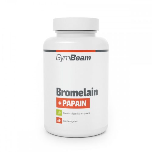 GymBeam Bromelain + Papain enzim kapszula 90 db