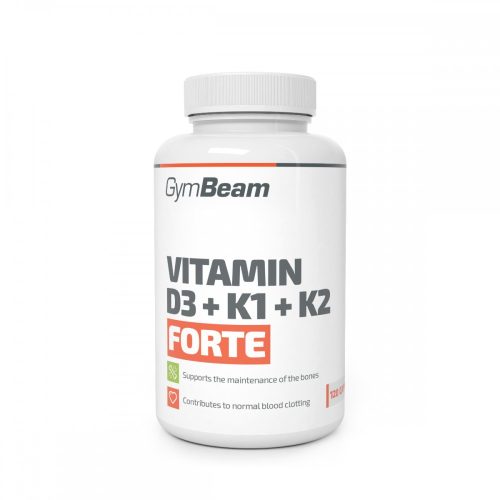 GymBeam D3+K1+K2 Forte vitamin 120 db