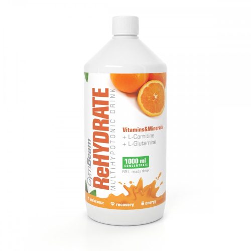 GymBeam ReHydrate izotóniás ital 1000 ml - narancs