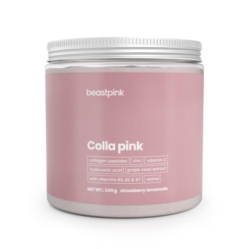 BeastPink Colla Pink szépségital 240 g - menta-eper