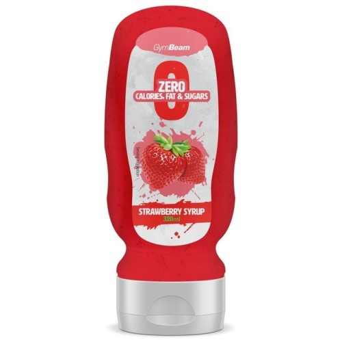 GymBeam Kalóriamentes szirup Strawberry Syrup 320 ml