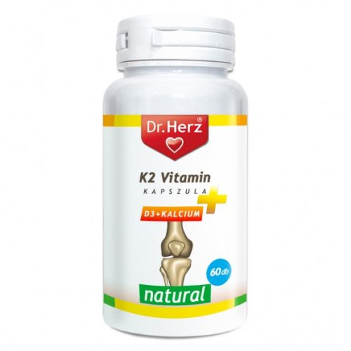 Dr. Herz K2 Vitamin + D3 + Kalcium 60 db