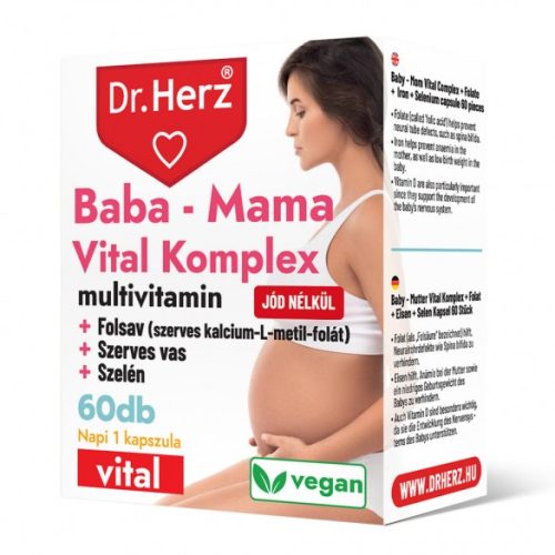 Dr. Herz Baba-Mama Vital Komplex Multivitamin 60 db