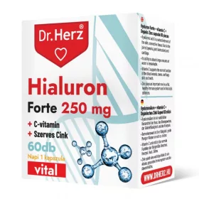 Dr. Herz Hialuron Forte 250 mg + Szerves Cink 60 db