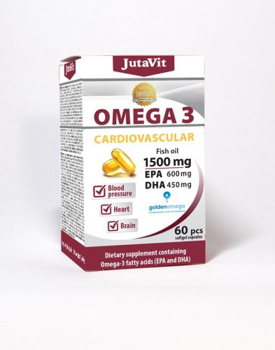 JutaVit Omega-3 Cardiovascular 1500 mg - 60 db