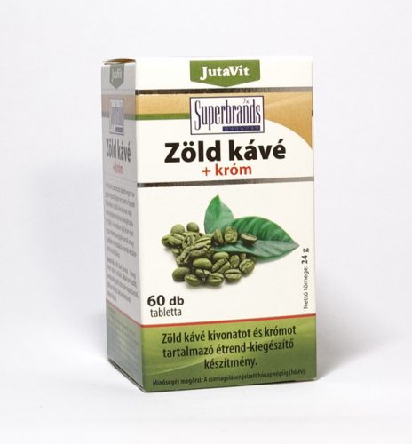 JutaVit Zöld kávé + króm tabletta 60 db