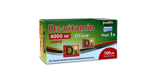 JutaVit D3-vitamin 4000 NE (100 mcg) Olíva 100 db