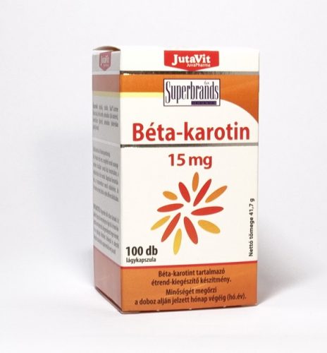 JutaVit Béta-karotin kapszula 15 mg 100 db