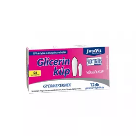 JutaVit Glicerin végbélkúp 1500mg Gyermekeknek 12 db