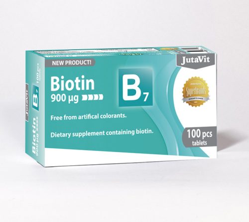 JutaVit Biotin B7-vitamin 900 mcg - 100 db