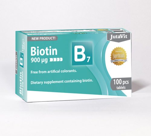 JutaVit Biotin B7-vitamin 900 mcg - 100 db