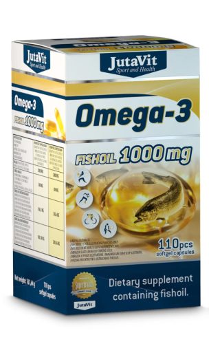 JutaVit Omega-3 Halolaj 1000 mg kapszula 100+10 db 
