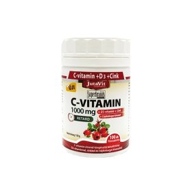   JutaVit nyújtott kioldású C-Vitamin 1000 mg + D3 vitamin + Cink 100 db filmtabletta