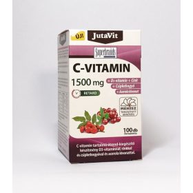   JutaVit C-Vitamin 1500 mg nyújtott kioldódású csipkebogyó + Acerola + D3 vitamin + Cink 100 db