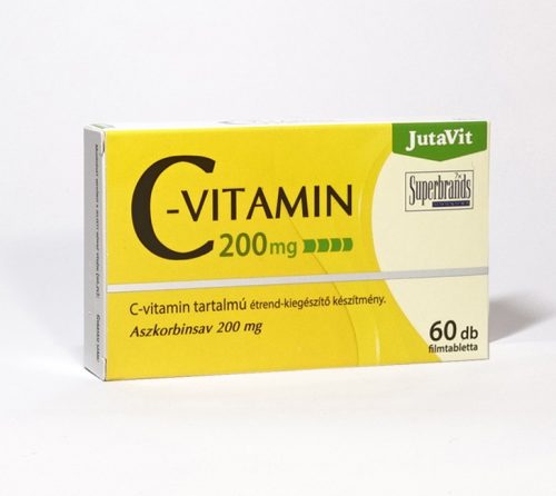 JutaVit C-vitamin 200 mg filmtabletta - 60 db