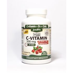   JutaVit C-vitamin 500 mg + D3 vitamin + Cink 100 db filmtabletta