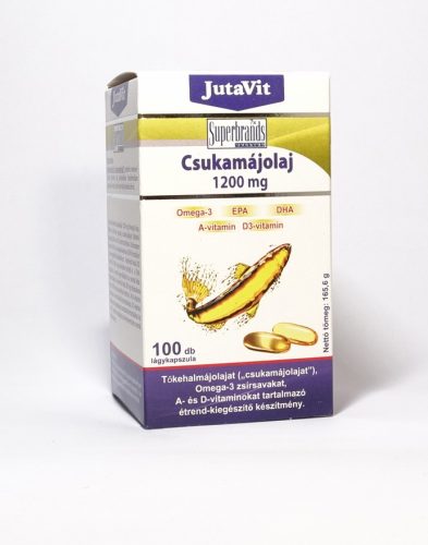 JutaVit Csukamájolaj 1200 mg - 100 db