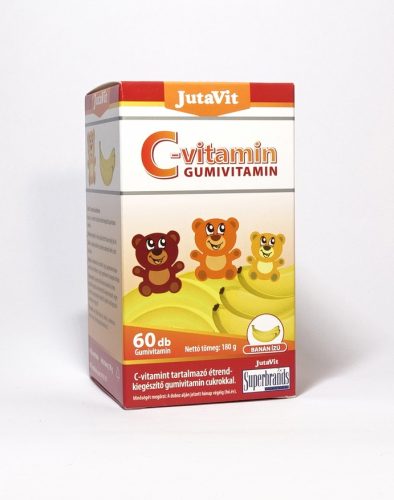 JutaVit C-vitamin Gumivitamin banán ízű 60 db