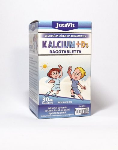 JutaVit KALCIUM + D3 rágótabletta 30 db