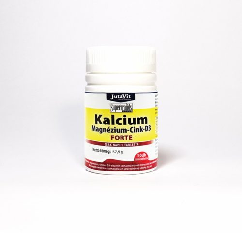 JutaVit Kalcium + Magnézium + Cink + D3 vitamin Forte 30 db