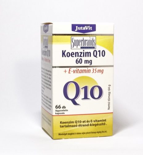 JutaVit Koenzim Q10 60 mg + E-vitamin 35 mg - 66 db