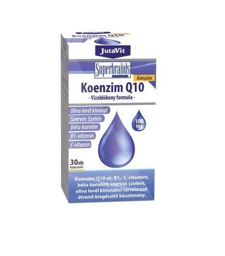 JutaVit Koenzim Q10 100 mg Vízoldékony formula 30 db