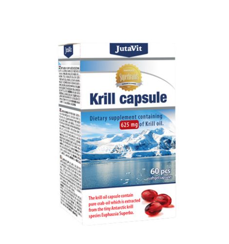JutaVit Krill olaj 625 mg - 60 db