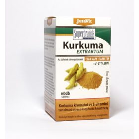 JutaVit Kurkuma 106 mg kivonat + E vitamin 60 db