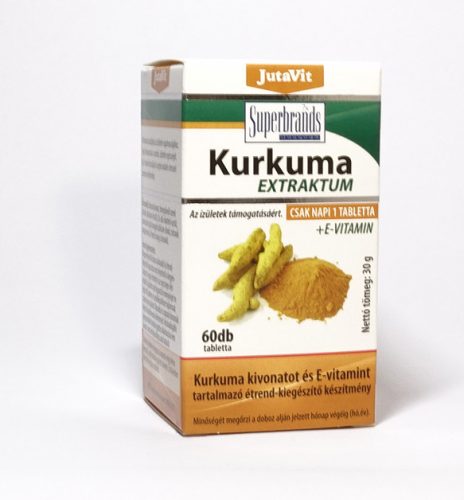 JutaVit Kurkuma 106 mg kivonat + E vitamin 60 db
