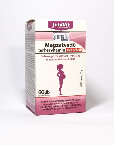 JutaVit Magzatvédő terhesvitamin Jód nélkül 60 db