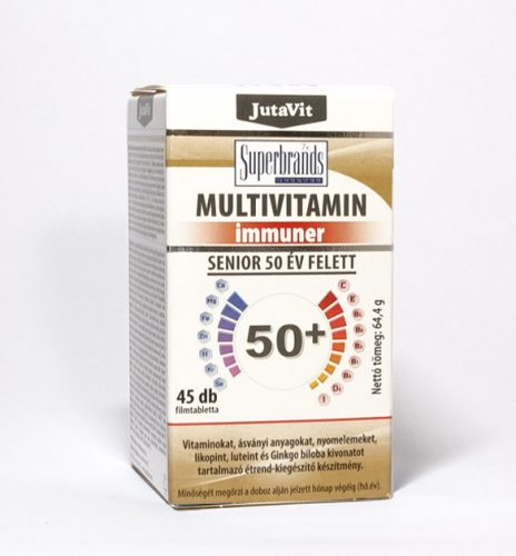 JutaVit Multivitamin immuner 50 év felettieknek 45 db