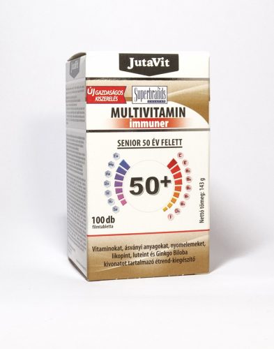 JutaVit Multivitamin immuner 50 év felettieknek 100 db