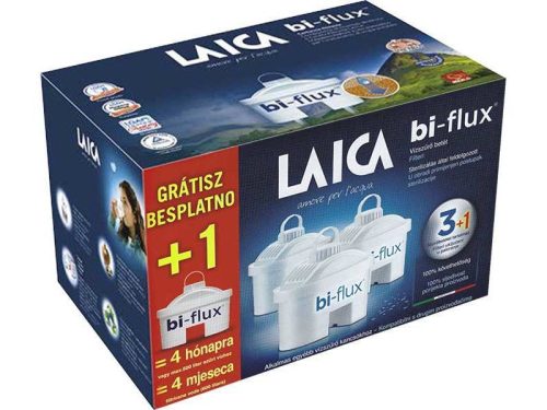 Laica Bi-Flux vízszűrő betét 3+1db