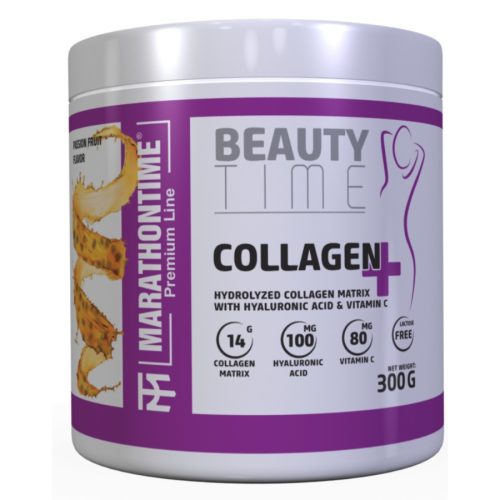 Marathontime Collagen Plus kollagén mátrix 300 g Passion Fruit