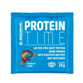   Marathontime Protein Time Laktózmentes Tejsavófehérje 30 g, csokoládé
