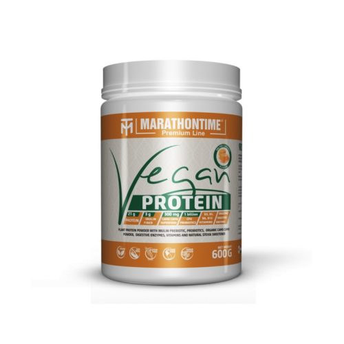 Marathontime Prémium Vegán Protein Fehérje 600 g, sós karamell
