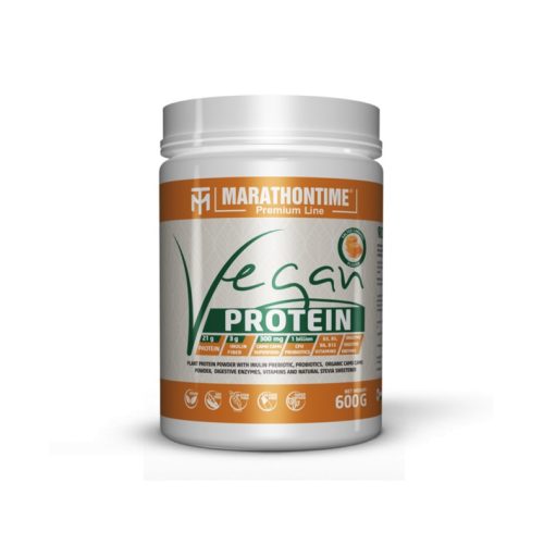 Marathontime Prémium Vegán Protein Fehérje 600 g, sós karamell