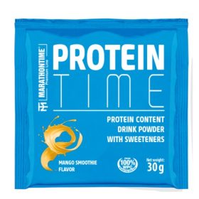   Marathontime Protein Time Laktózmentes Tejsavófehérje 30 g, mangó smoothie