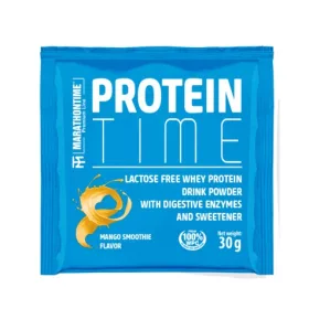   Marathontime Protein Time Laktózmentes Tejsavófehérje 30 g, mangó