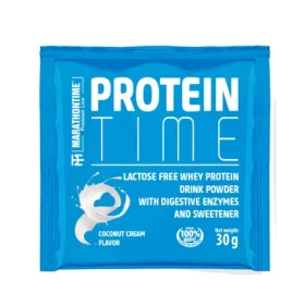   Marathontime Protein Time Laktózmentes Tejsavófehérje 30 g, kókusz