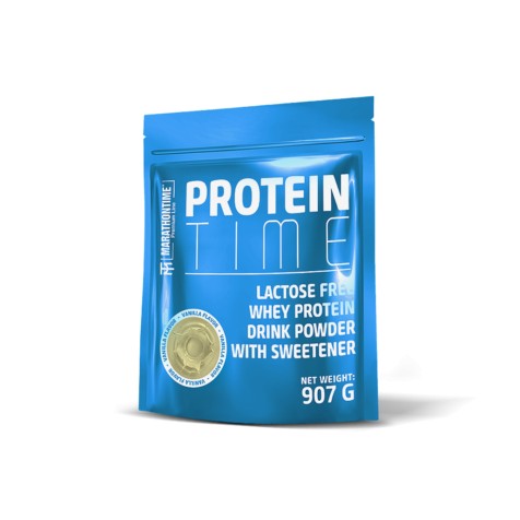 Marathontime Protein Time Laktózmentes Tejsavófehérje 907 g, vanília