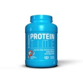   Marathontime Protein Time Laktózmentes Tejsavófehérje 2270 g, fehér csokoládé, eper