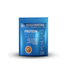  Marathontime Protein Time Laktózmentes Tejsavófehérje 2270 g, fehér csokoládé, eper