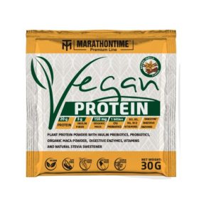   Marathontime Prémium Vegán Protein Fehérje 30 g, fahéjas vanília