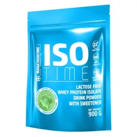   Marathontime Iso Time Laktózmentes Tejsavófehérje 900 g, matcha latte